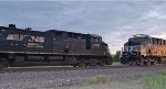 NS 99Z and NS 167 meeting at Shattuc siding